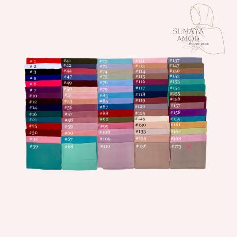 PLAIN CHIFFON HIJAB